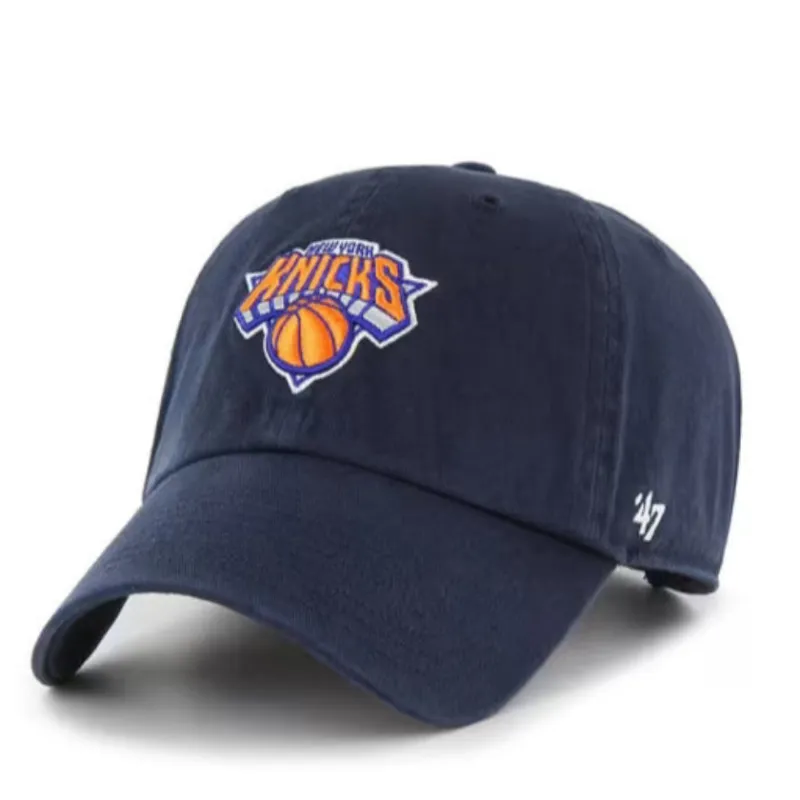 47 Brand New York Knicks Adjustable Cleanup OTC Hat - Navy sold by Hat Club