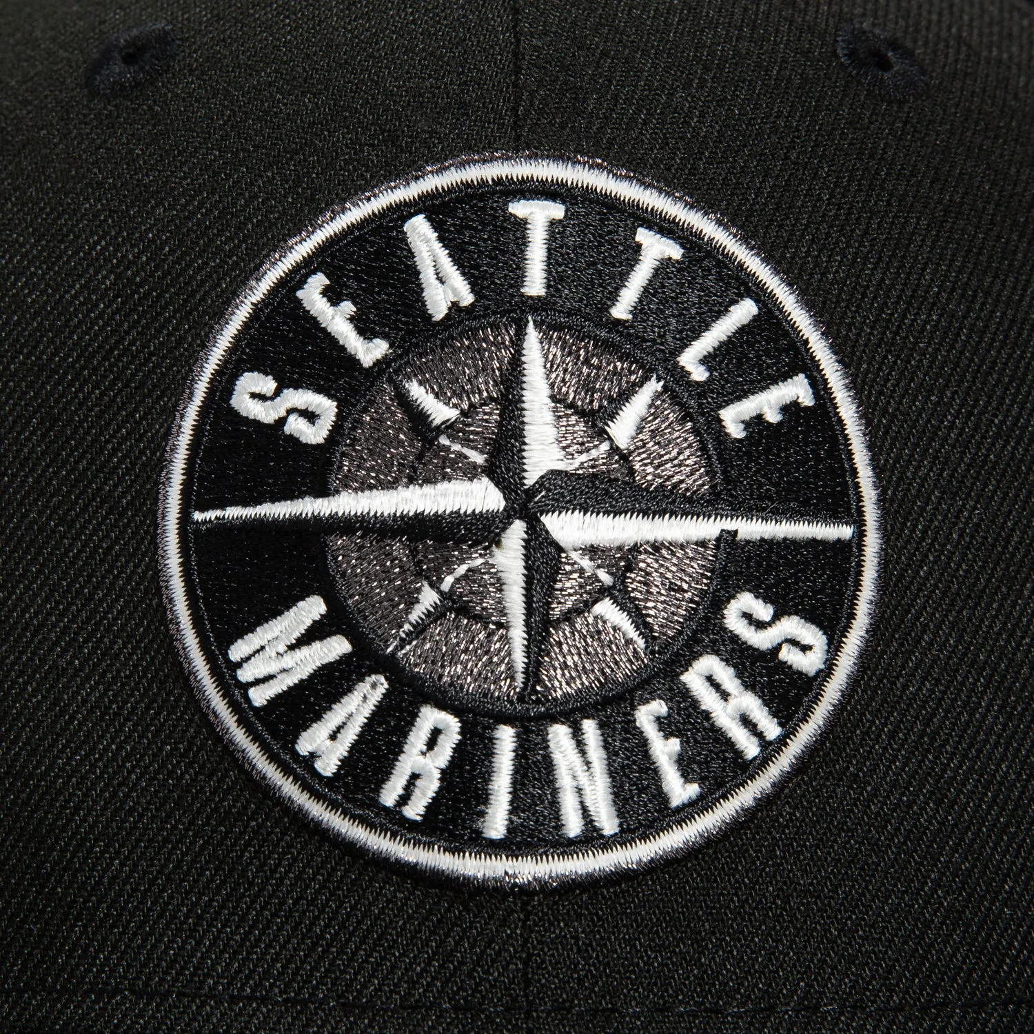 New Era 59Fifty Glow in the Dark Seattle Mariners 2023 All Star Game Patch Logo Hat - Black, White sold by Hat Club product image thumbnail 4