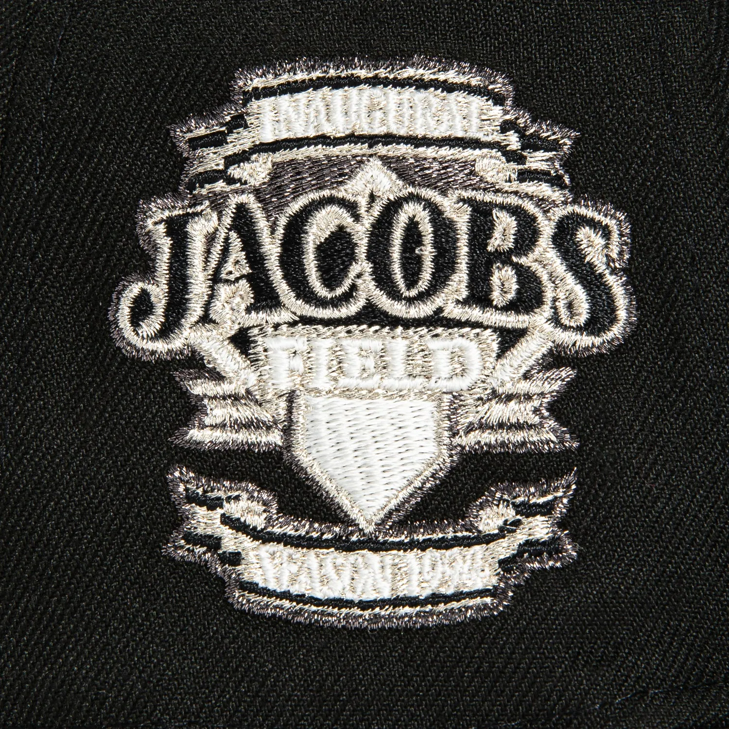 New Era 59Fifty Glow in the Dark Cleveland Guardians Jacobs Field Patch I Hat - Black, White sold by Hat Club product image thumbnail 5