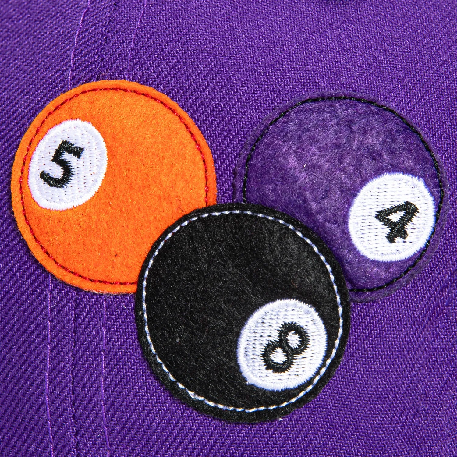 New Era 9Forty A-Frame 8-Ball Texas Rangers Final Season Patch Snapback Hat - Purple, Black sold by Hat Club product image thumbnail 5