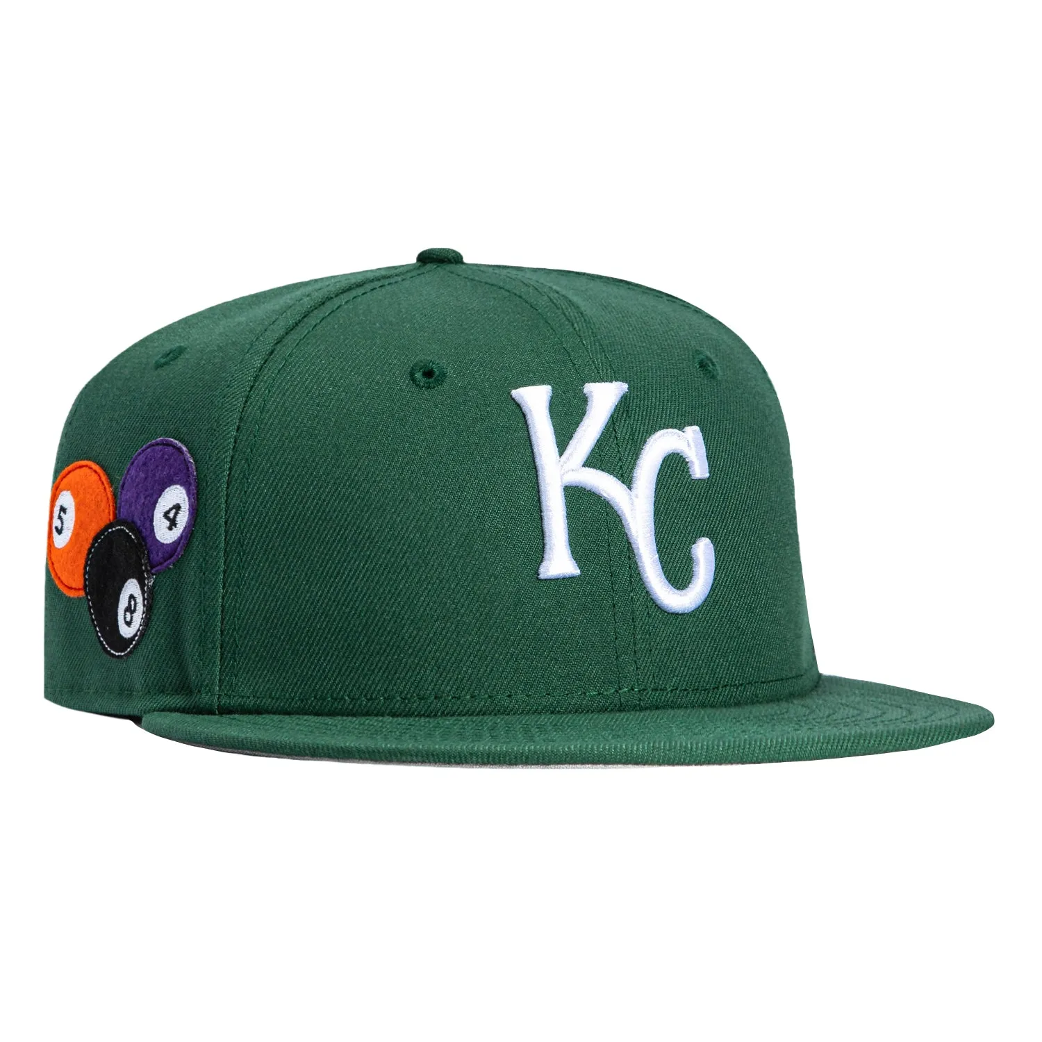 New Era 59Fifty 8-Ball Kansas City Royals Hat - Green sold by Hat Club