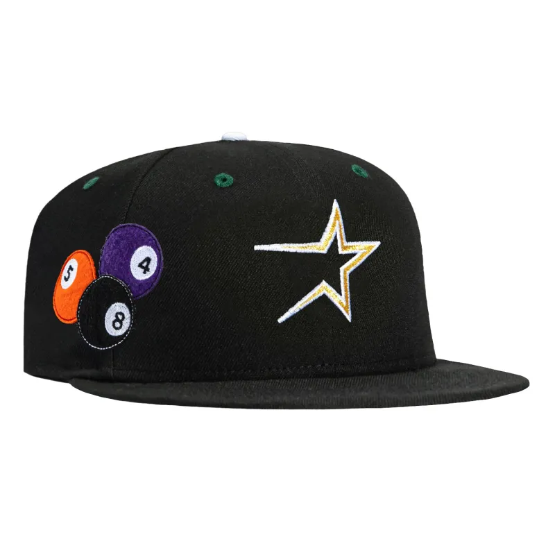 New Era 59Fifty 8-Ball Houston Astros 1997 Hat - Black sold by Hat Club