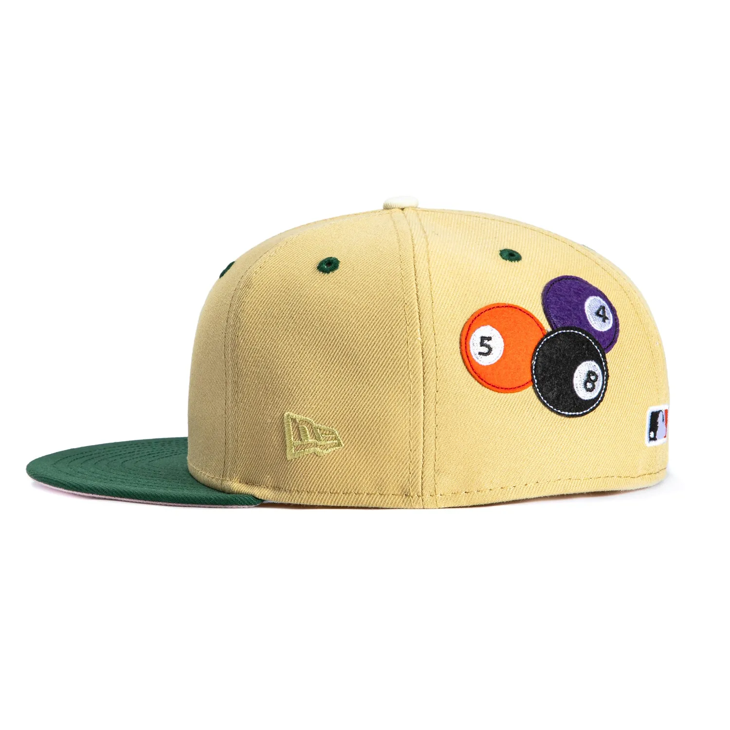 New Era 59Fifty 8-Ball San Francisco Giants Battle of the Bay Patch Pink UV Hat - Tan, Green sold by Hat Club product image thumbnail 3