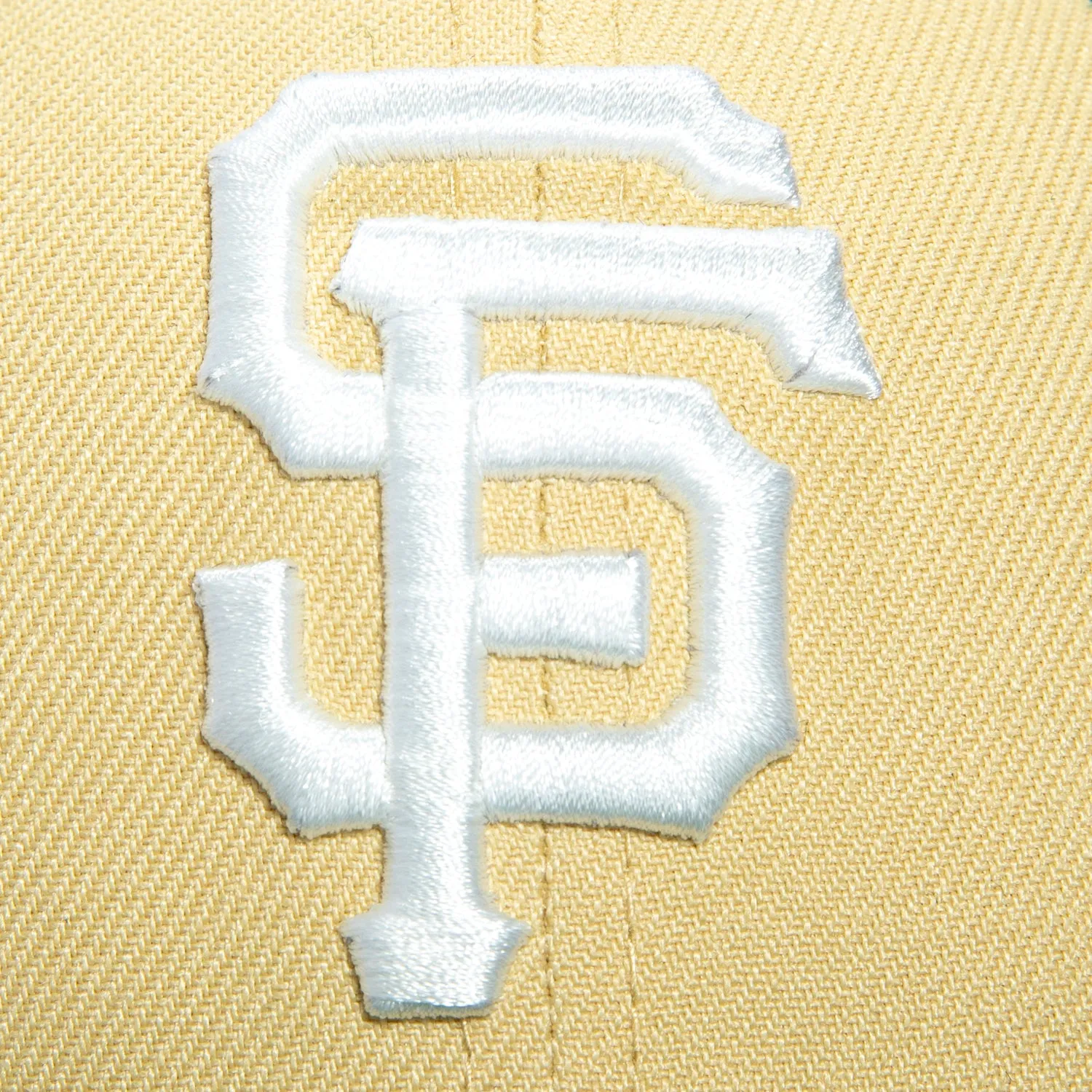 New Era 59Fifty 8-Ball San Francisco Giants Battle of the Bay Patch Pink UV Hat - Tan, Green sold by Hat Club product image thumbnail 4