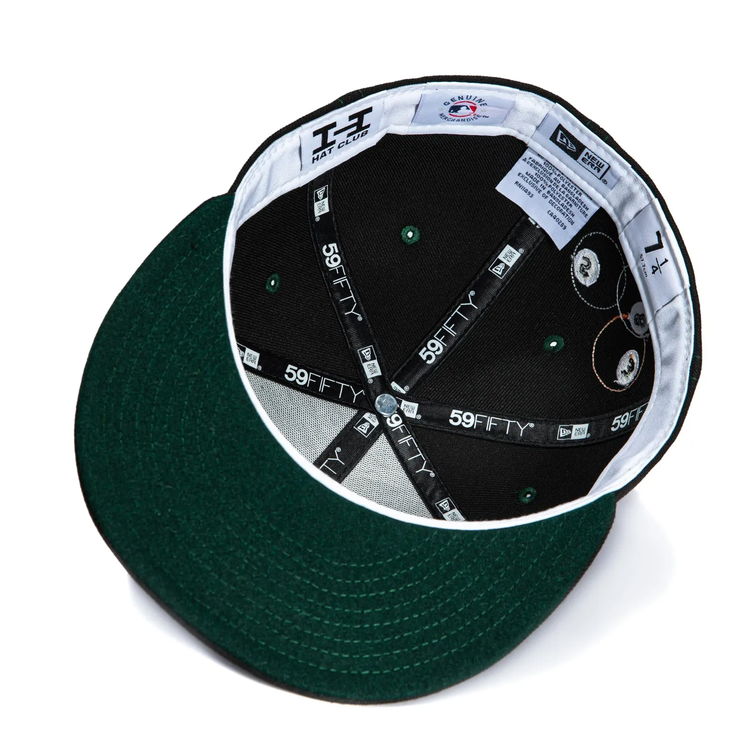 New Era 59Fifty 8-Ball Los Angeles Dodgers Contrast Stitch Hat - Black sold by Hat Club product image thumbnail 2