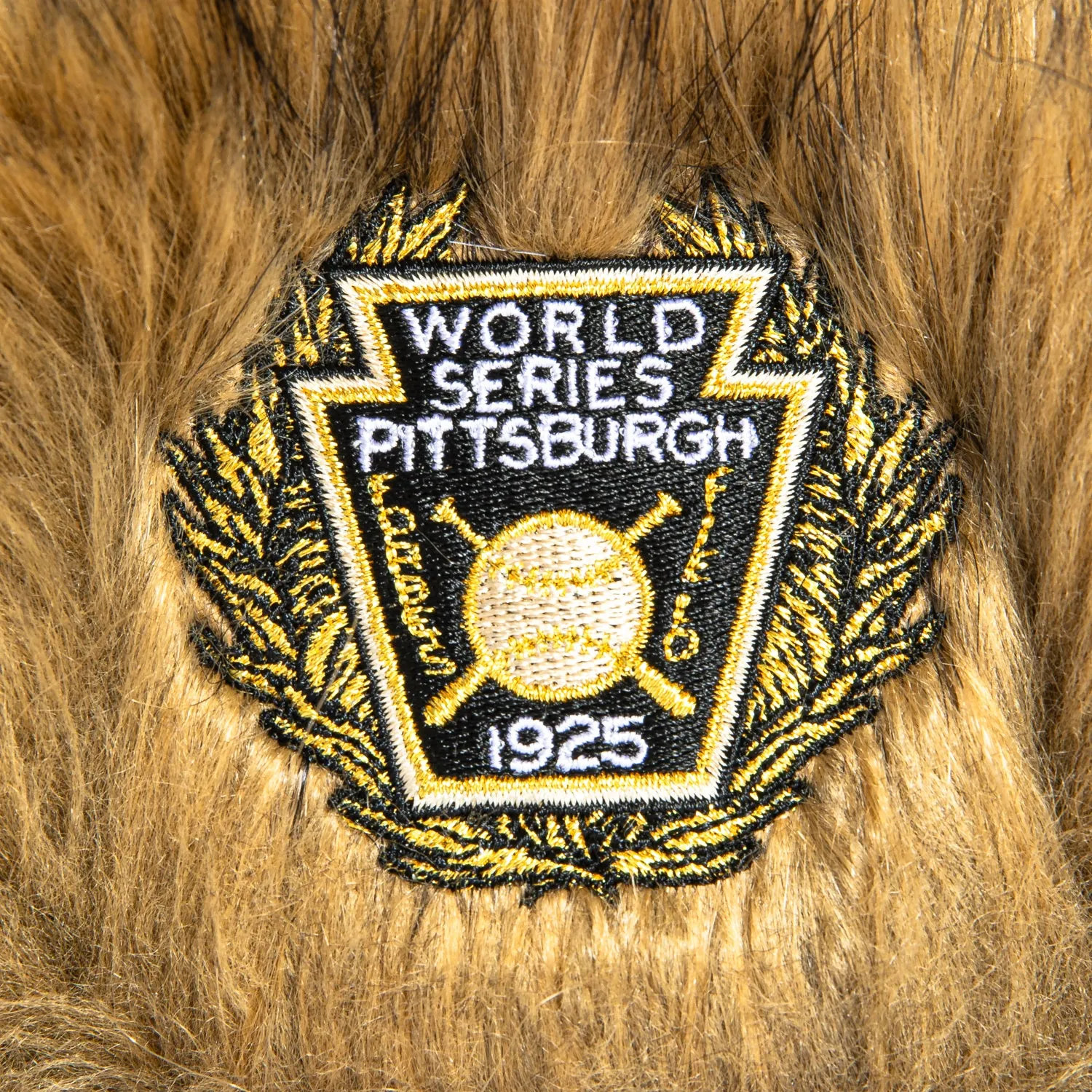 New Era 59Fifty Dog Ear Pittsburgh Pirates 1925 World Series Patch Corduroy Faux Fur Hat - Black sold by Hat Club product image thumbnail 2