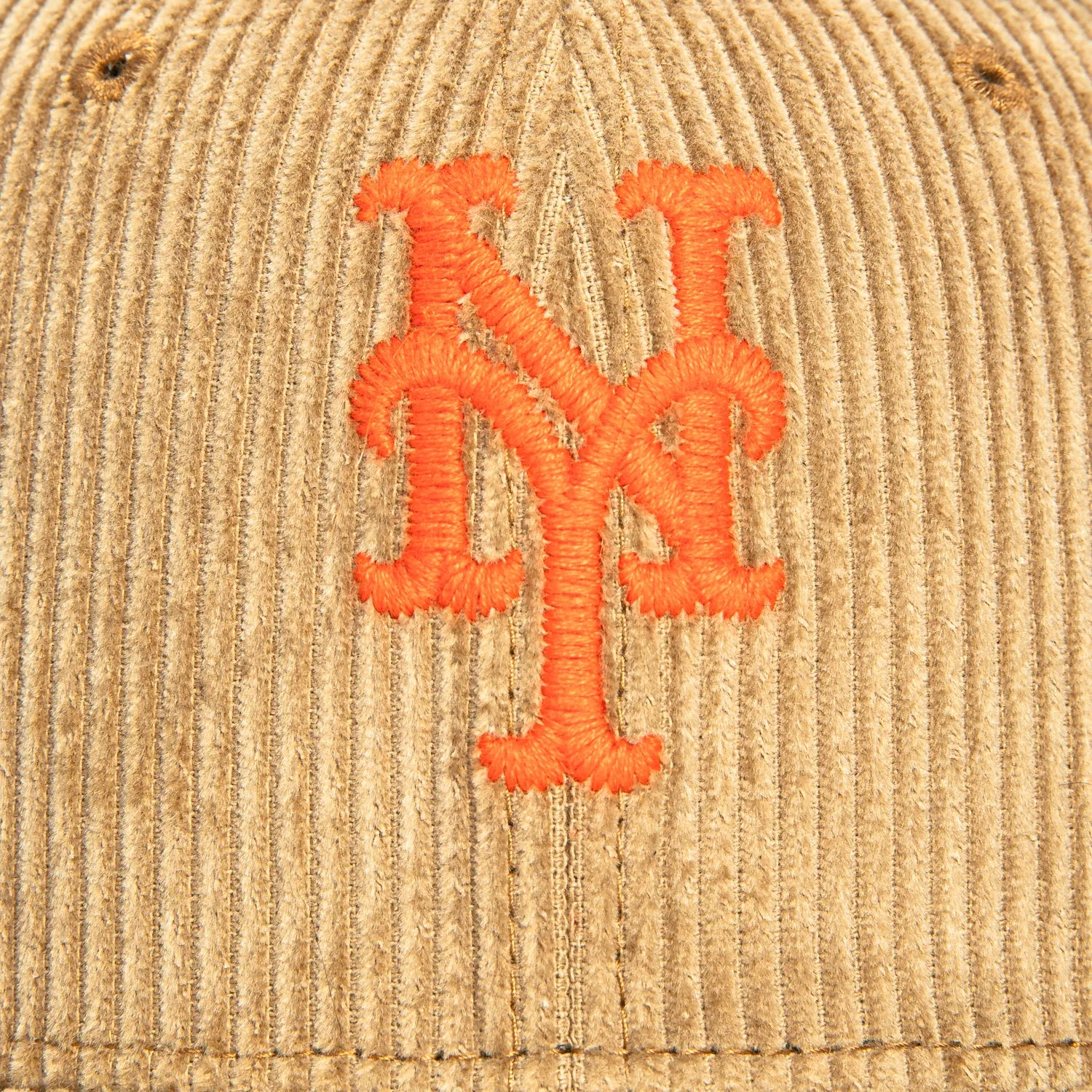 New Era 59Fifty Dog Ear New York Mets 1969 World Series Patch Corduroy Faux Fur Hat - Khaki sold by Hat Club product image thumbnail 5