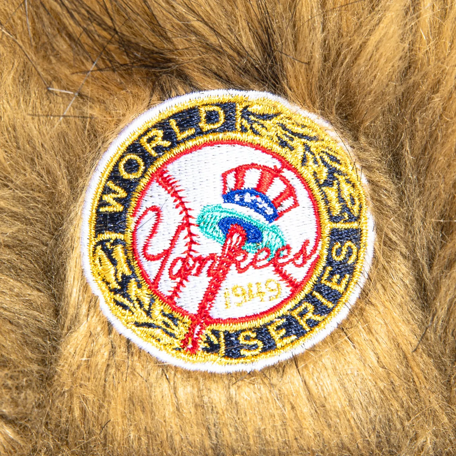 New Era 59Fifty Dog Ear New York Yankees 1949 World Series Patch Corduroy Faux Fur Hat - Black sold by Hat Club product image thumbnail 2