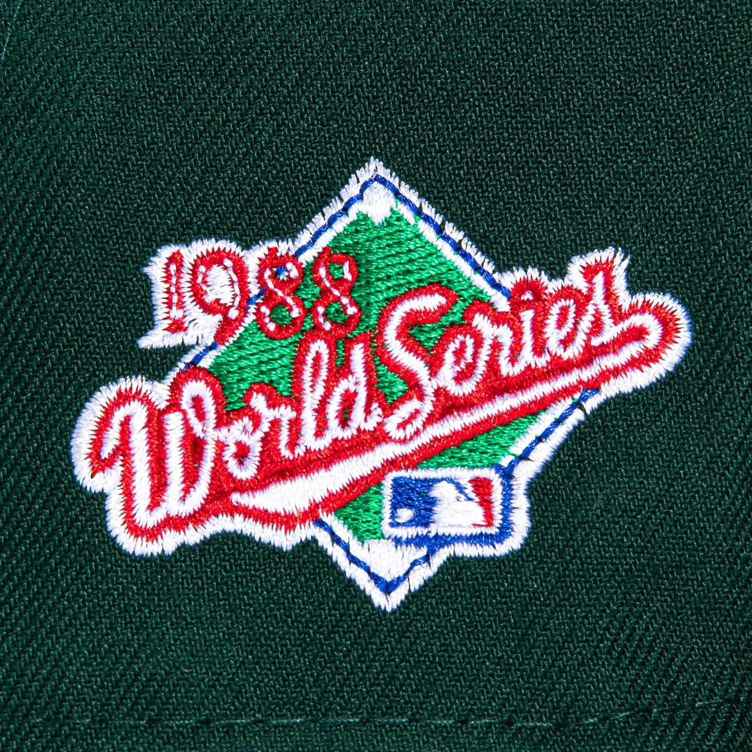 New Era 59Fifty Los Angeles Dodgers 1988 World Series Patch Hat - Green, White sold by Hat Club product image thumbnail 5