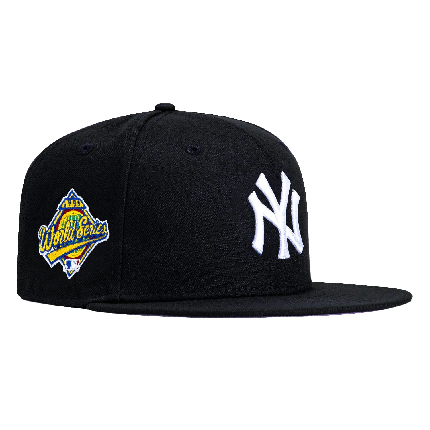 New Era 59Fifty New York Yankees 1996 World Series Patch Pink UV Hat - Navy sold by Hat Club