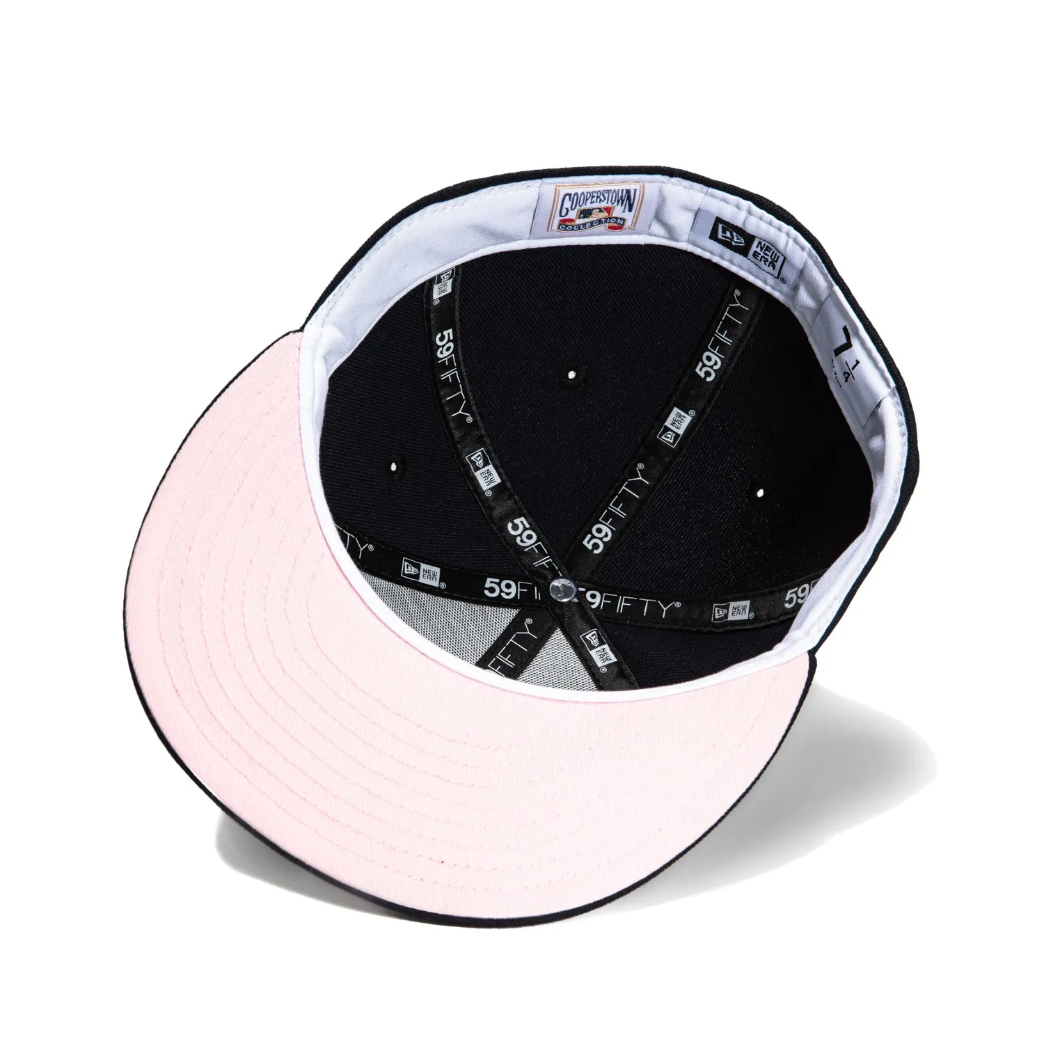 New Era 59Fifty New York Yankees 1996 World Series Patch Pink UV Hat - Navy sold by Hat Club product image thumbnail 2
