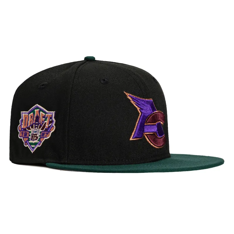 New Era 59Fifty Arizona Cardinals 1987 Draft Patch City Hat - Black, Green, Purple, Red made by New Era