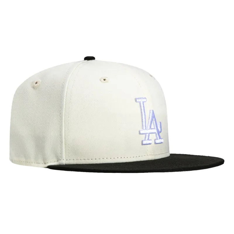 New Era 9Fifty Los Angeles Dodgers Snapback Hat - White, Black made by New Era