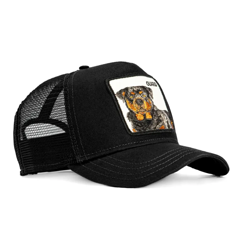 Goorin Bros The Guard Dog Adjustable Trucker Snapback Hat - Black sold by Hat Club