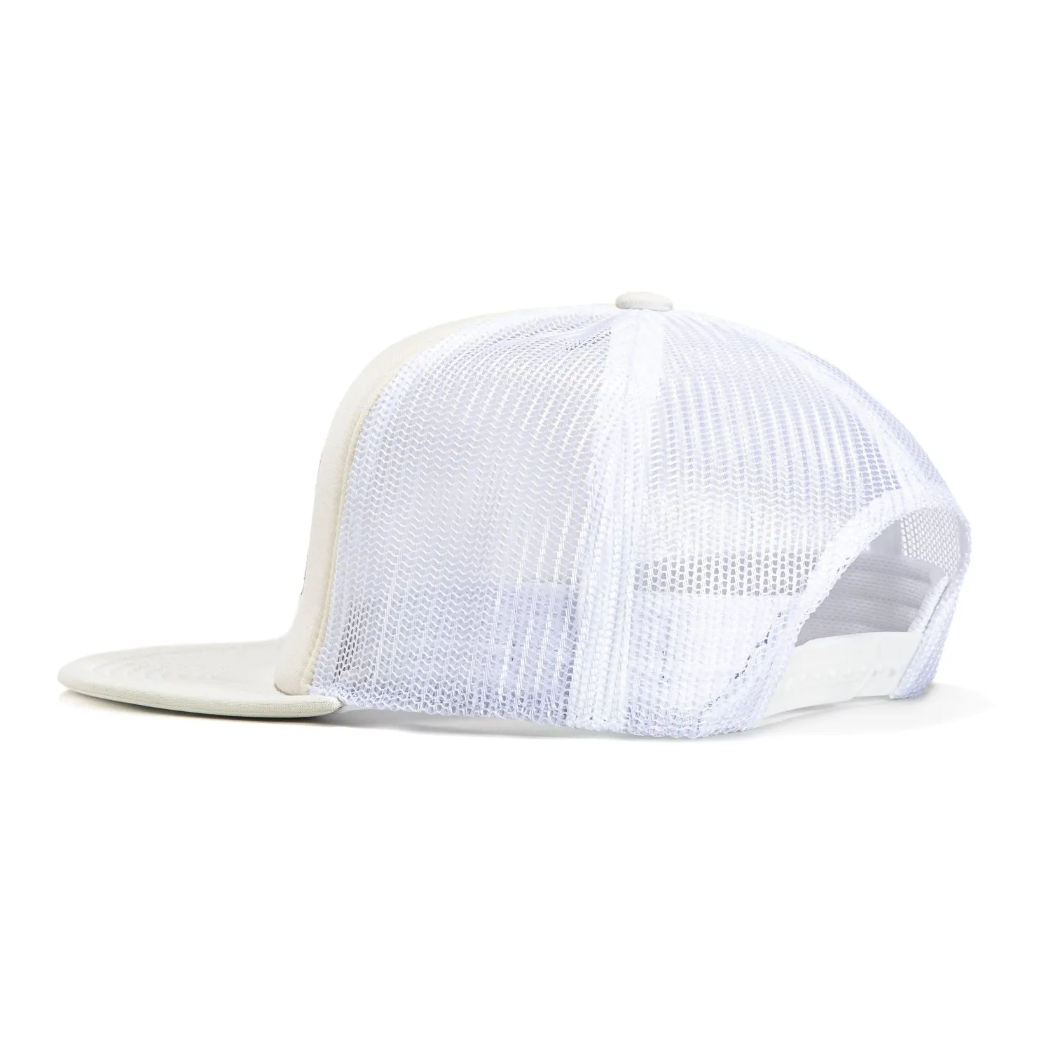 Brixton Barona Mesh Snapback Trucker Foam Hat - White sold by Hat Club product image thumbnail 2