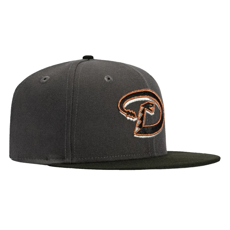 New Era 59Fifty Arizona Diamondbacks D Hat - Graphite, Black, Metallic Copper sold by Hat Club