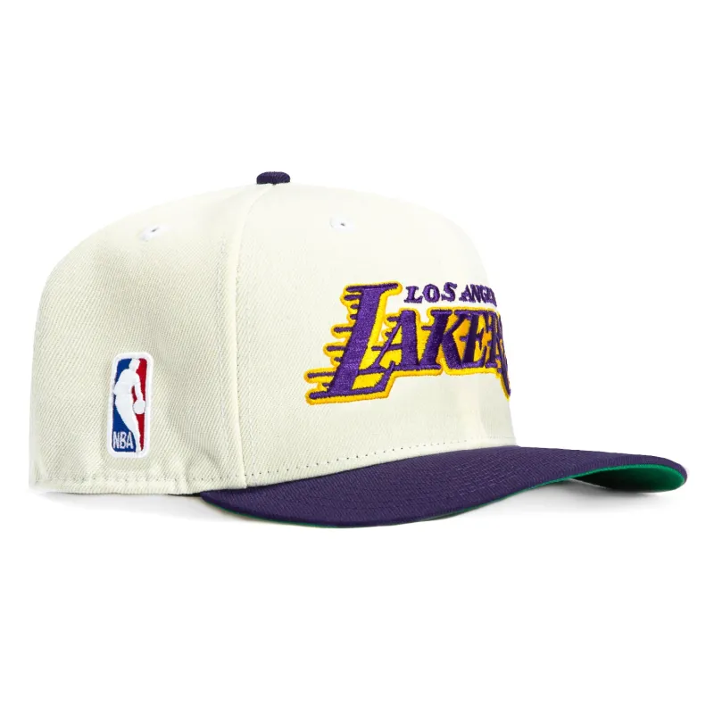 New Era 9Seventy Los Angeles Lakers Alternate Stretch-Snapback Hat - White, Purple made by New Era