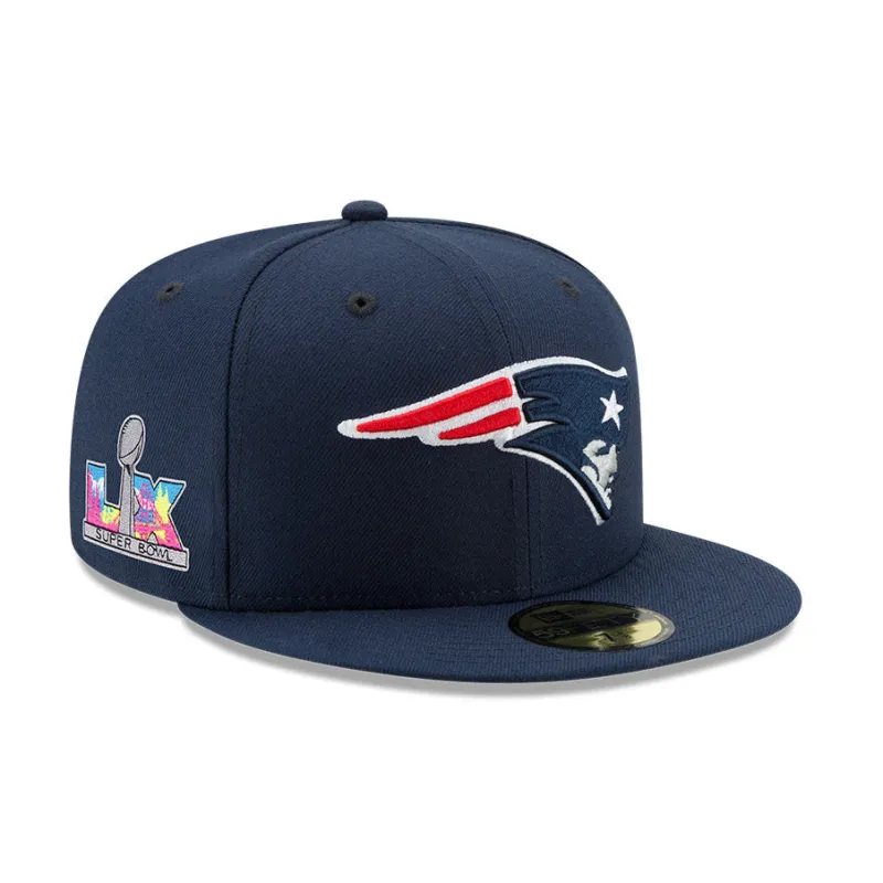 New Era 59Fifty New England Patriots 2026 Super Bowl Patch Hat - Navy sold by Hat Club
