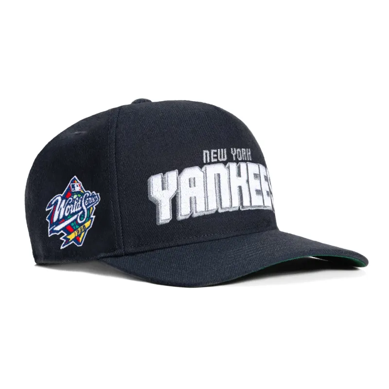 47 Brand Draft Block New York Yankees 1998 World Series Patch Hitch Snapback Hat - Navy made by 47