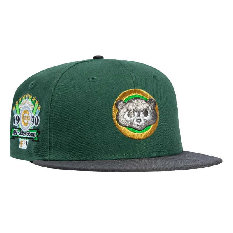New Era 59Fifty Chicago Cubs 1990 All Star Game Patch 1979 Hat - Green, Graphite sold by Hat Club