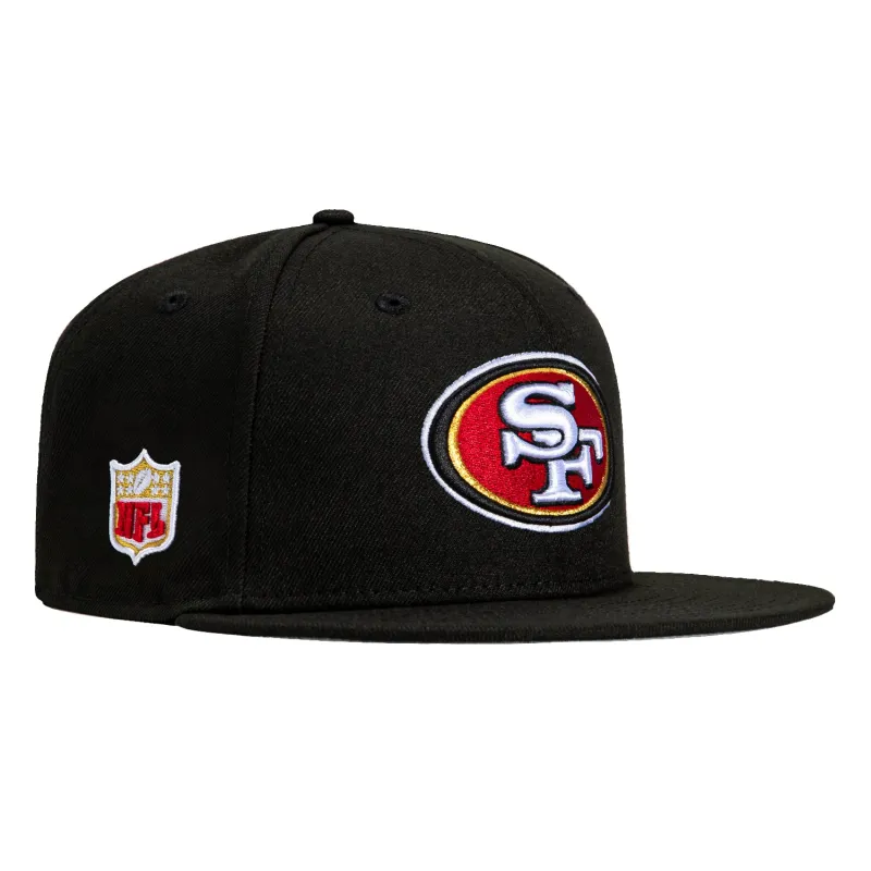 New Era 9Fifty San Francisco 49ers NFL Patch Snapback Hat - Black made by New Era