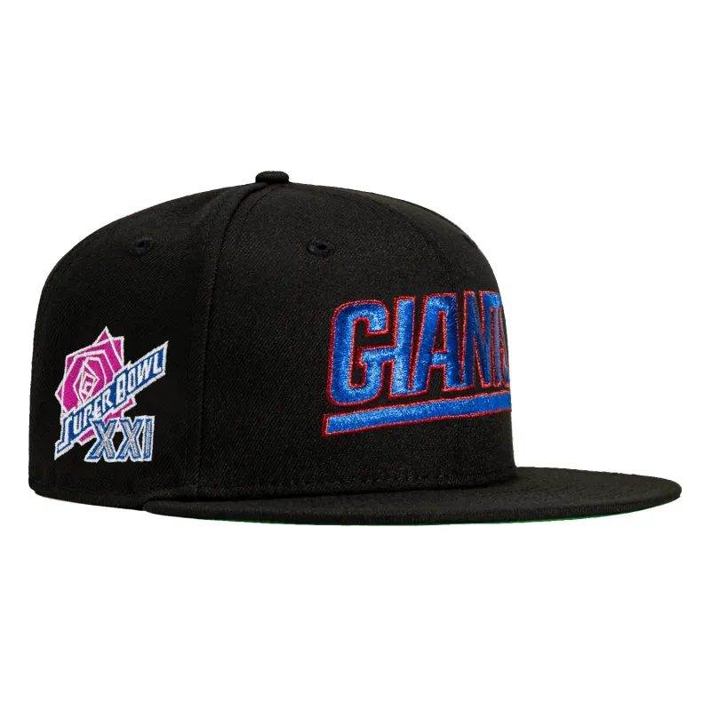 New Era 59Fifty New York Giants 1987 Super Bowl Patch Hat - Black sold by Hat Club