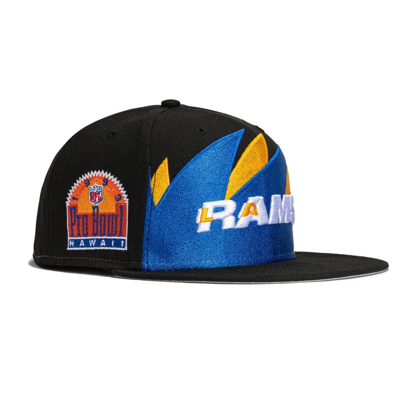 New Era 59Fifty Sharktooth Los Angeles Rams 1993 Pro Bowl Patch Hat - Black made by New Era