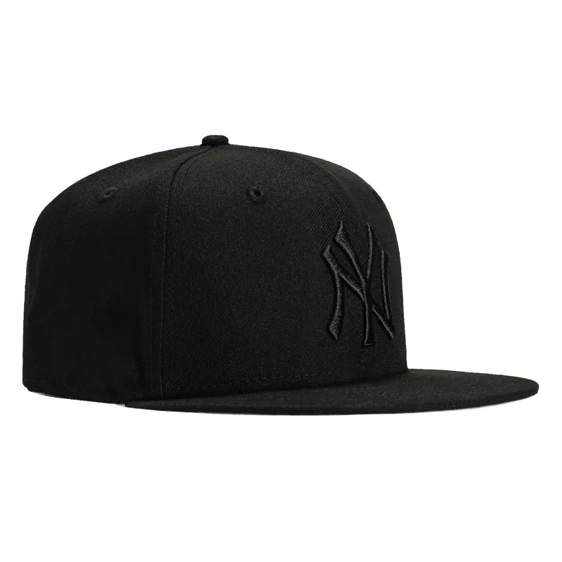 47 Brand New York Yankees No Shot Snapback Hat - Black made by 47