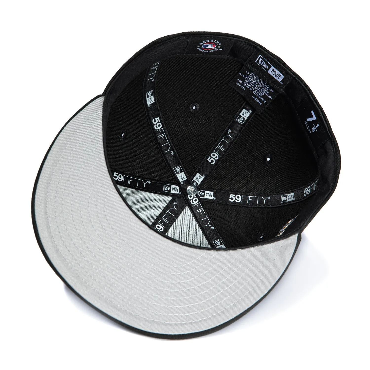 New Era 59Fifty San Diego Padres 20th Anniversary Patch Hat - Black, Metallic Black sold by Hat Club product image thumbnail 2