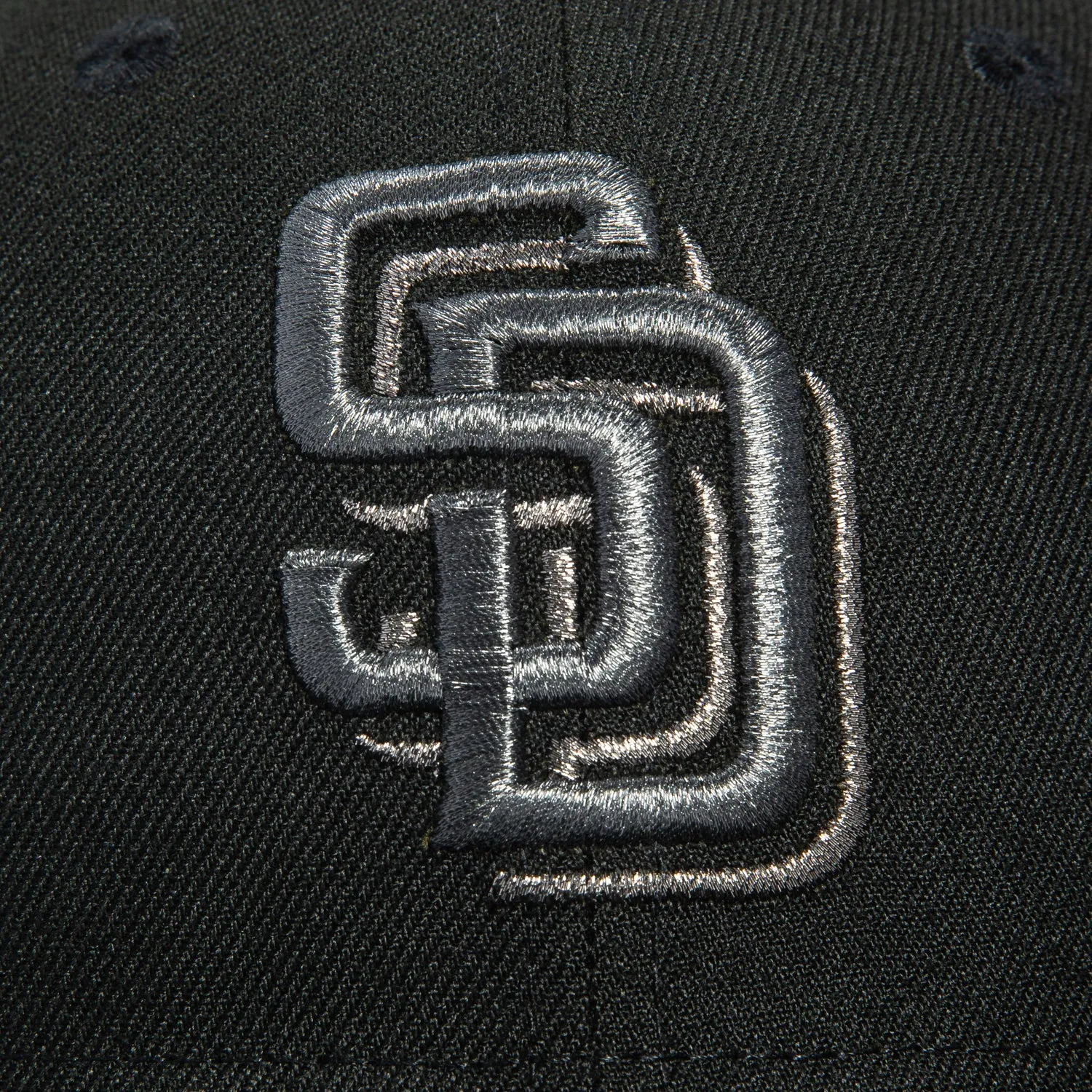 New Era 59Fifty San Diego Padres 20th Anniversary Patch Hat - Black, Metallic Black sold by Hat Club product image thumbnail 4