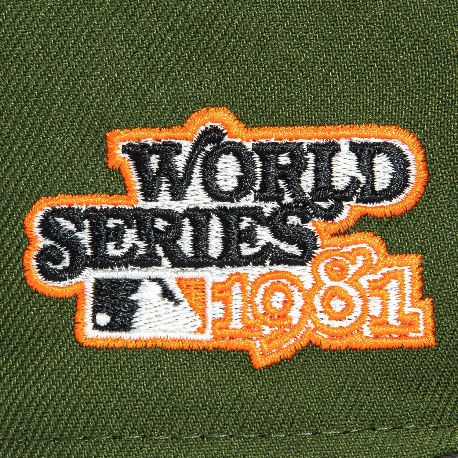 New Era 59Fifty Los Angeles Dodgers 1981 World Series Patch Rail Hat - Graphite, Olive sold by Hat Club product image thumbnail 5