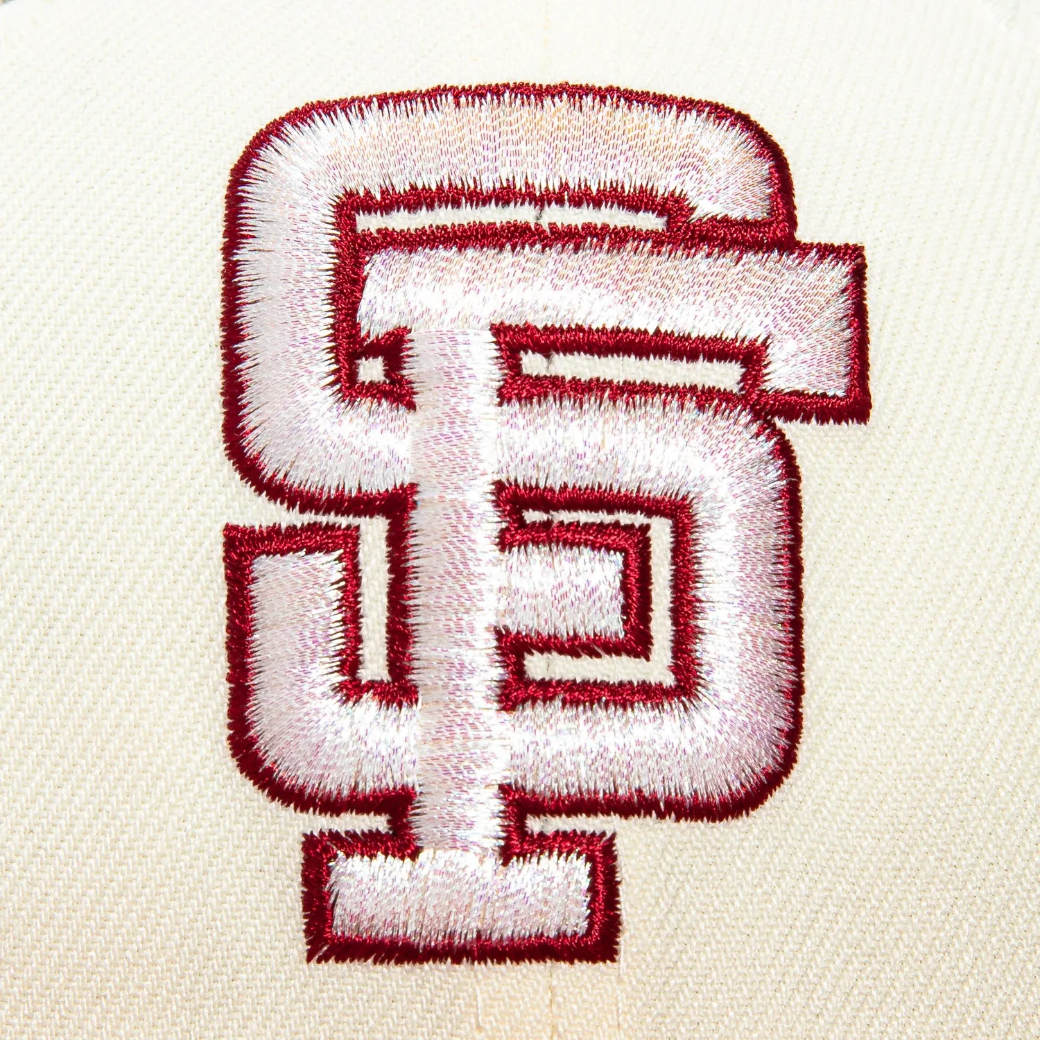 New Era 59Fifty Just Desserts San Francisco Giants 2007 All Star Game Patch Pink UV Hat - White, Cardinal sold by Hat Club product image thumbnail 4