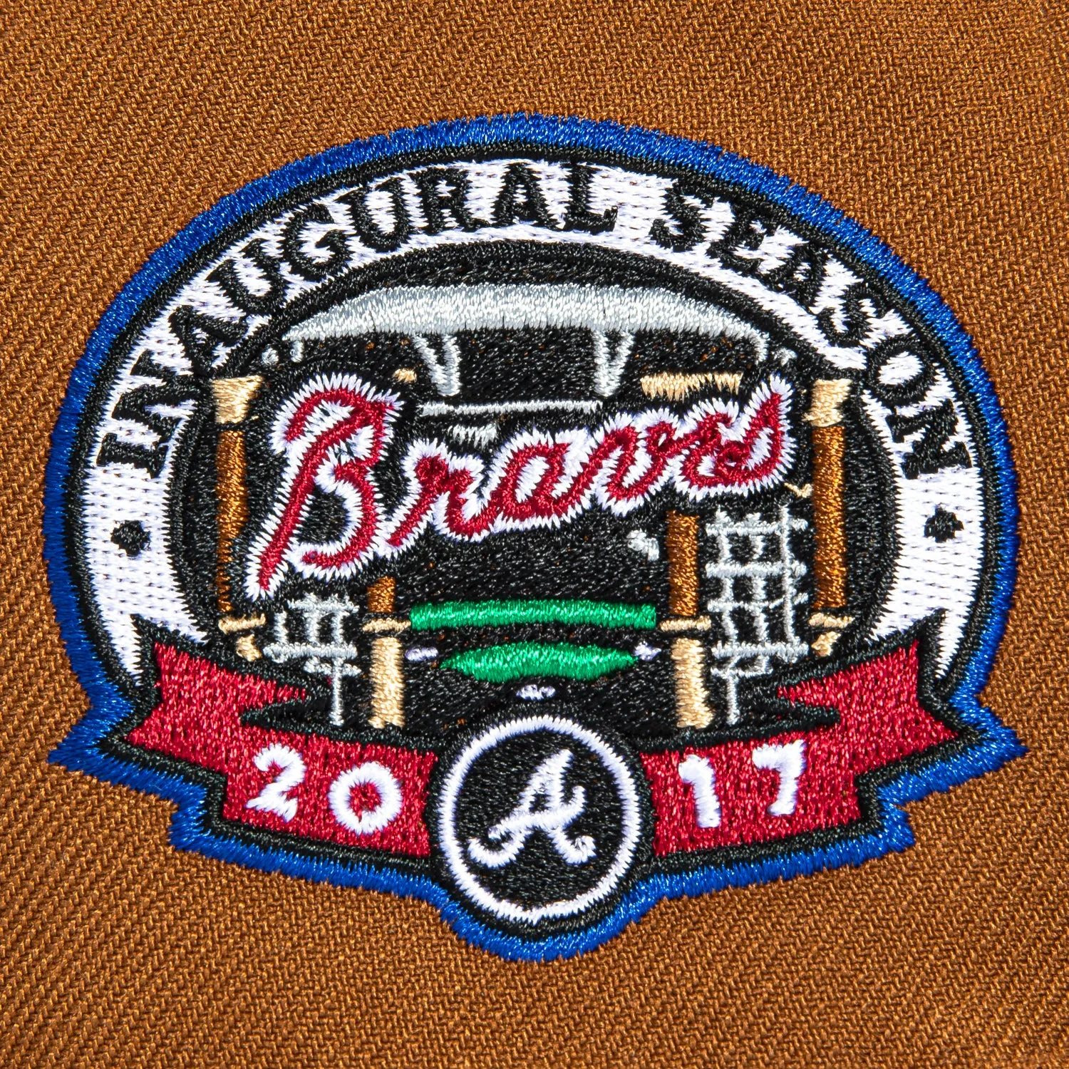 New Era 59Fifty Just Desserts Atlanta Braves 2017 Inaugural Patch Hat - Brown, Green sold by Hat Club product image thumbnail 5