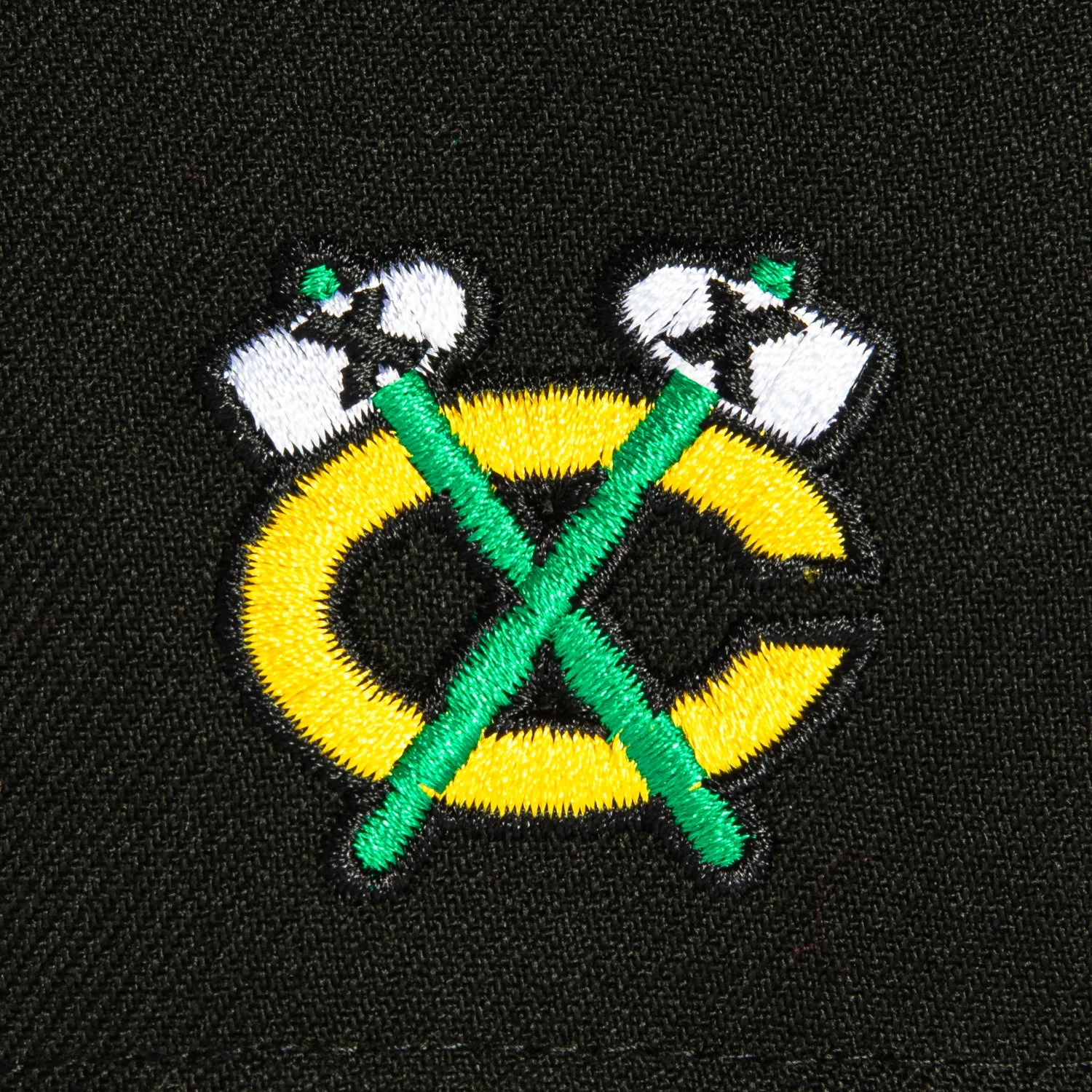 New Era 9Forty A-Frame Chicago Blackhawks Logo Patch Snapback Hat - Black sold by Hat Club product image thumbnail 4