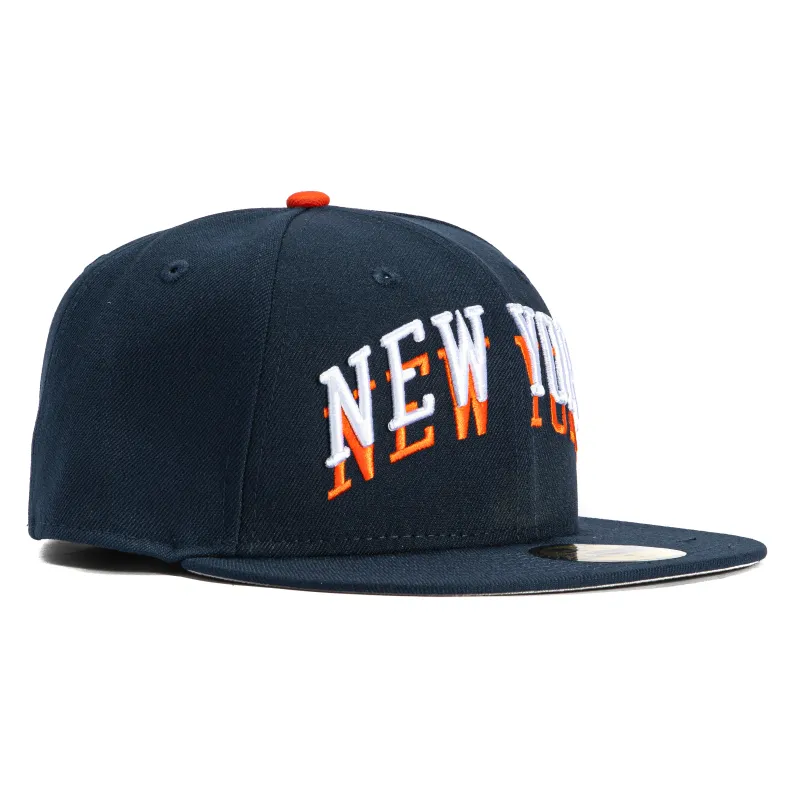 New Era 59Fifty New York Knicks City Edition Hat - Navy sold by Hat Club