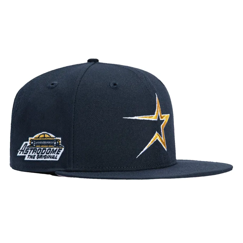 New Era 59Fifty Houston Astros 30th Anniversary Stadium Patch Hat - Navy sold by Hat Club