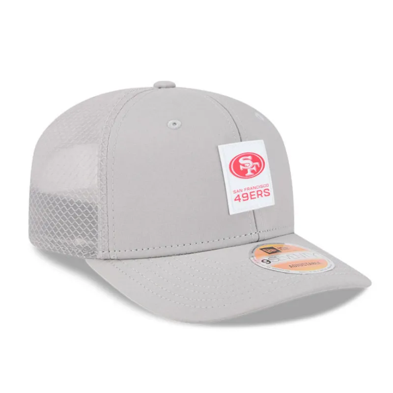 New Era 9Seventy San Francisco 49ers 2025 Sideline Snapback Trucker Hat - Grey made by New Era