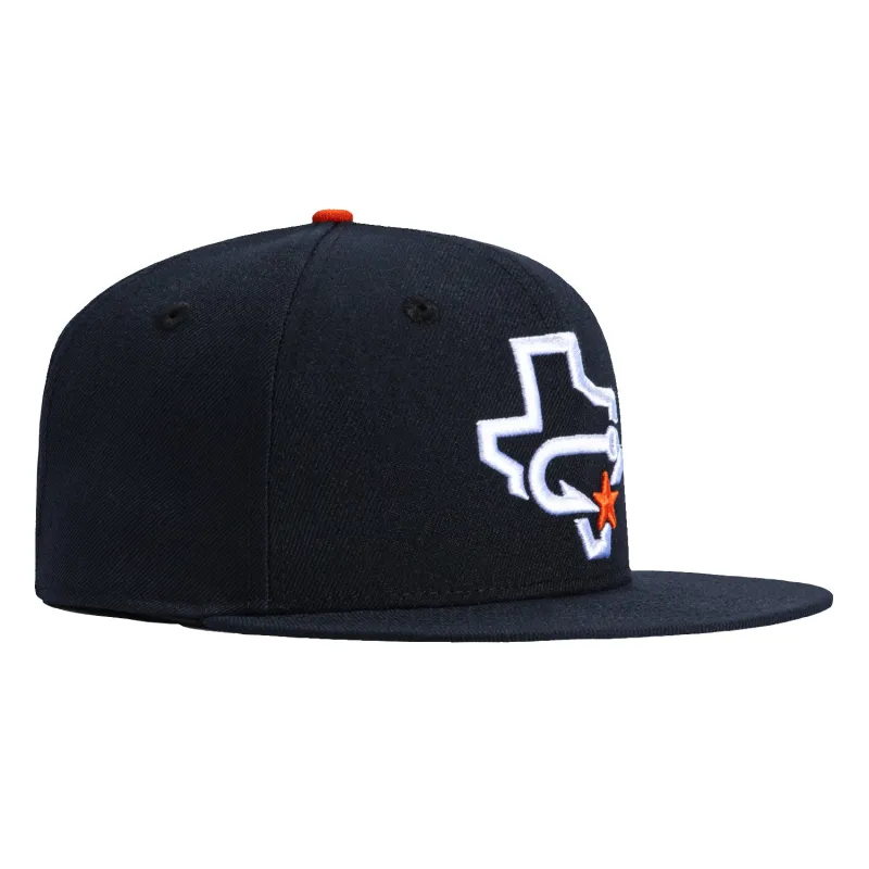 New Era 59Fifty Corpus Christi Hooks Hat - Navy, White, Orange sold by Hat Club