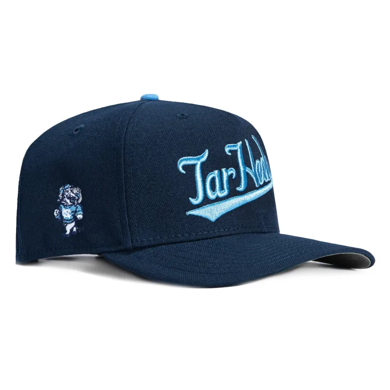 New Era 9Seventy UNC Tar Heels Logo Patch Script Stretch-Snapback Hat - Navy made by New Era