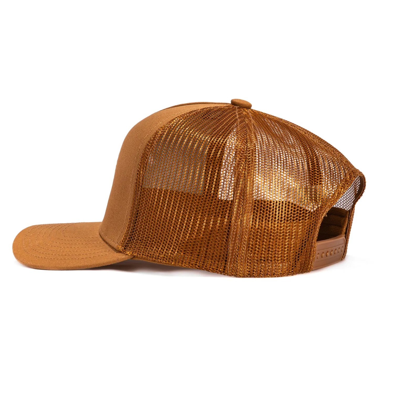 Brixton Stride Netplus Trucker Snapback Hat - Copper sold by Hat Club product image thumbnail 2