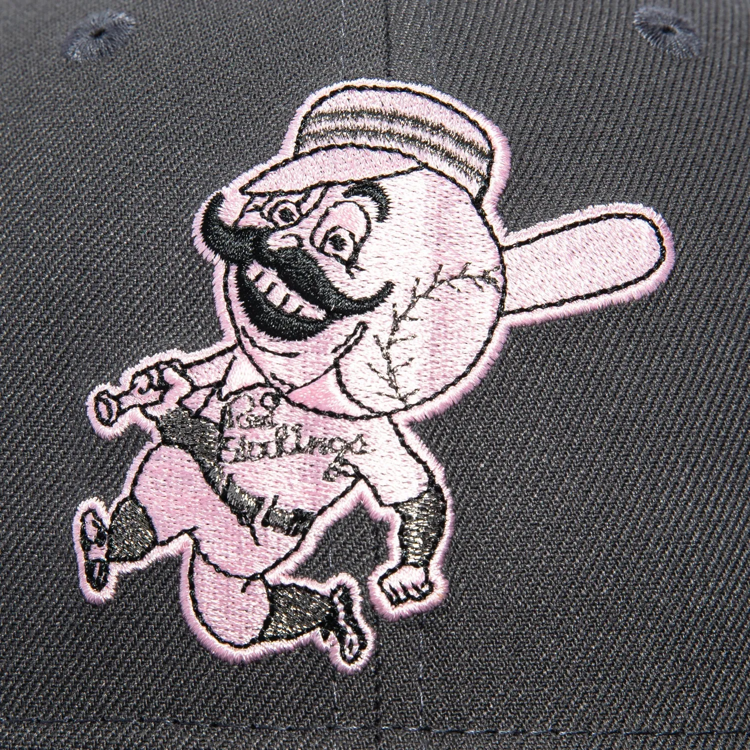 New Era 59Fifty Show Cincinnati Reds Mr. Redlegs Hat - Graphite, Pink sold by Hat Club product image thumbnail 4