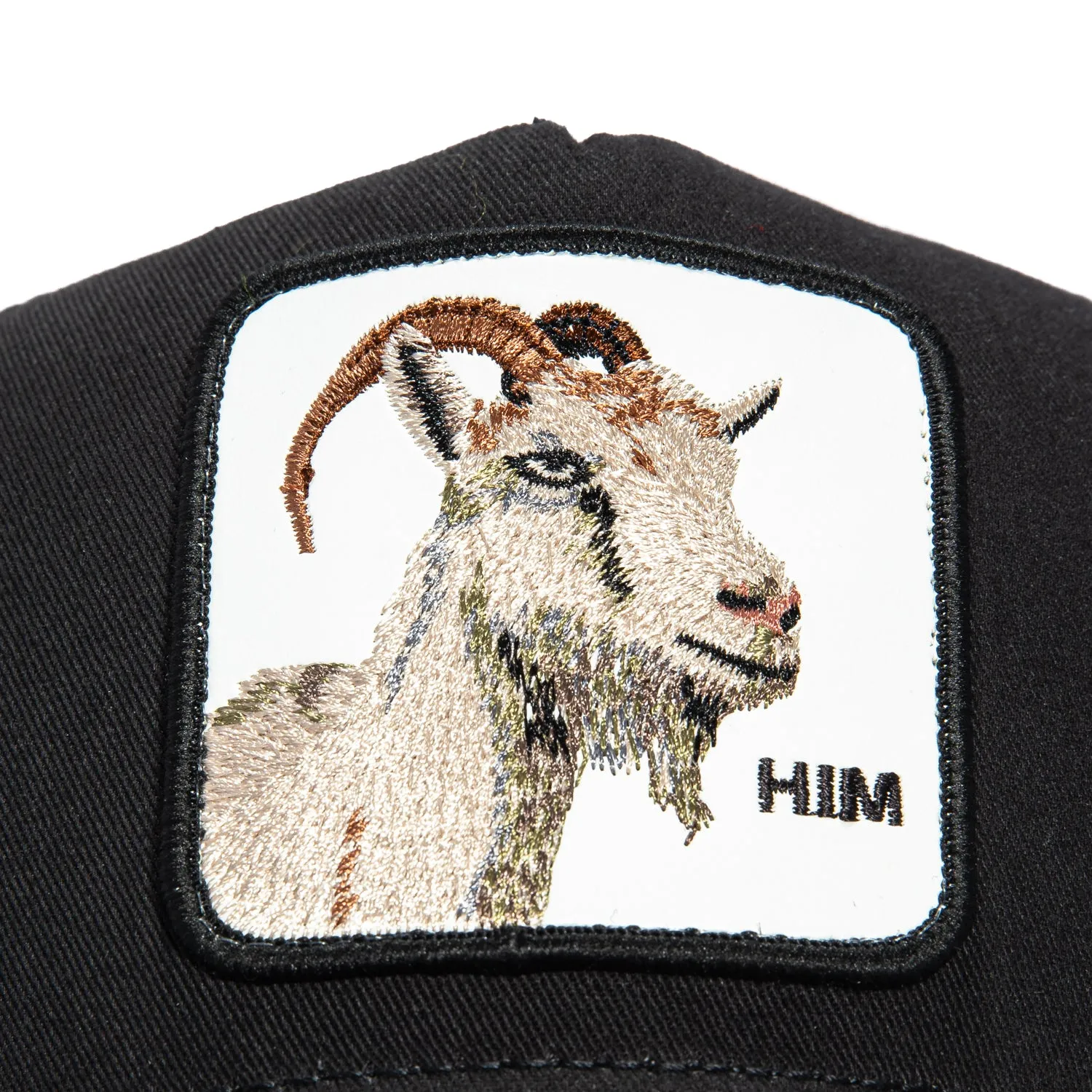 Goorin Bros Him Goat Adjustable Snapback Trucker Hat - Black sold by Hat Club product image thumbnail 3