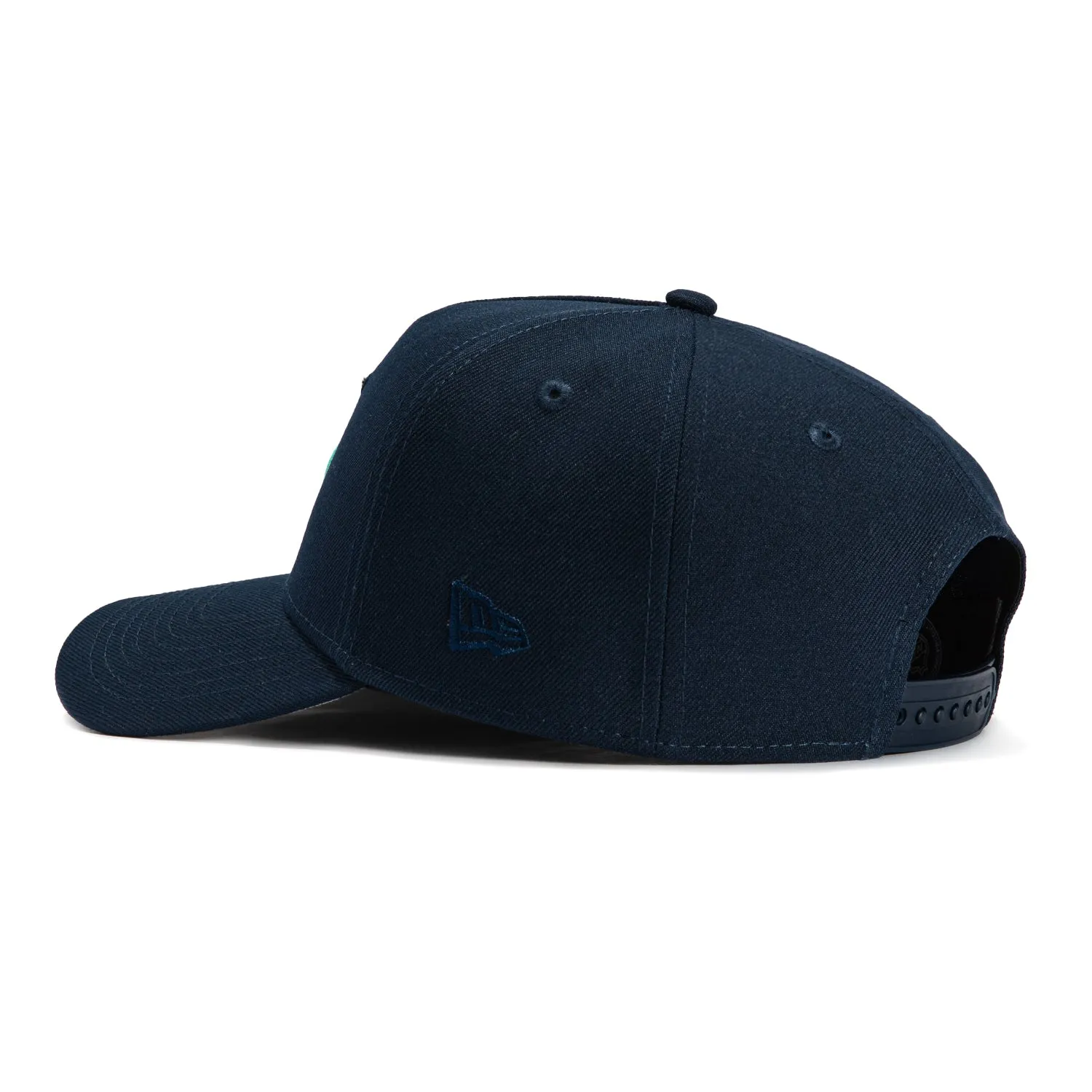 New Era 9Forty A-Frame Seattle Kraken Logo Patch Snapback Hat - Navy sold by Hat Club product image thumbnail 2