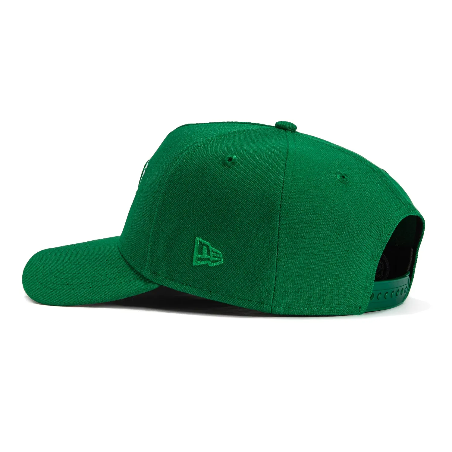 New Era 9Forty A-Frame Minnesota Wild Logo Patch Snapback Hat - Kelly, Gold sold by Hat Club product image thumbnail 2