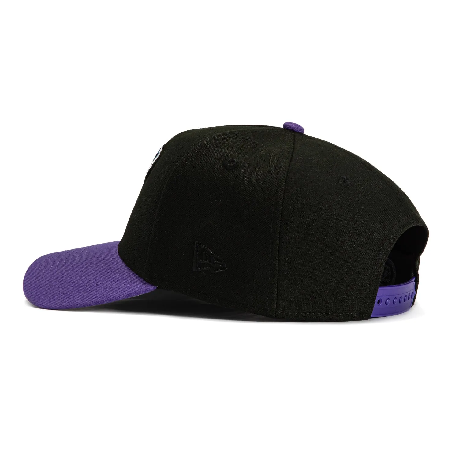 New Era 9Forty A-Frame San Jose Sharks Tiburones Logo Patch Snapback Hat - Black, Purple sold by Hat Club product image thumbnail 2