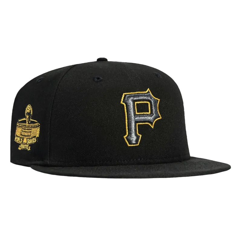 New Era 59Fifty Pittsburgh Pirates 1971 World Series Patch Hat - Black sold by Hat Club