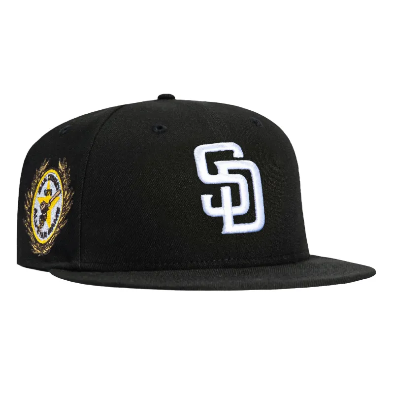 New Era 59Fifty San Diego Padres 1978 All Star Game Patch Hat - Black, White sold by Hat Club