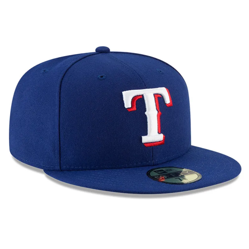 New Era 59Fifty Authentic Collection Texas Rangers Game Hat - Royal sold by Hat Club