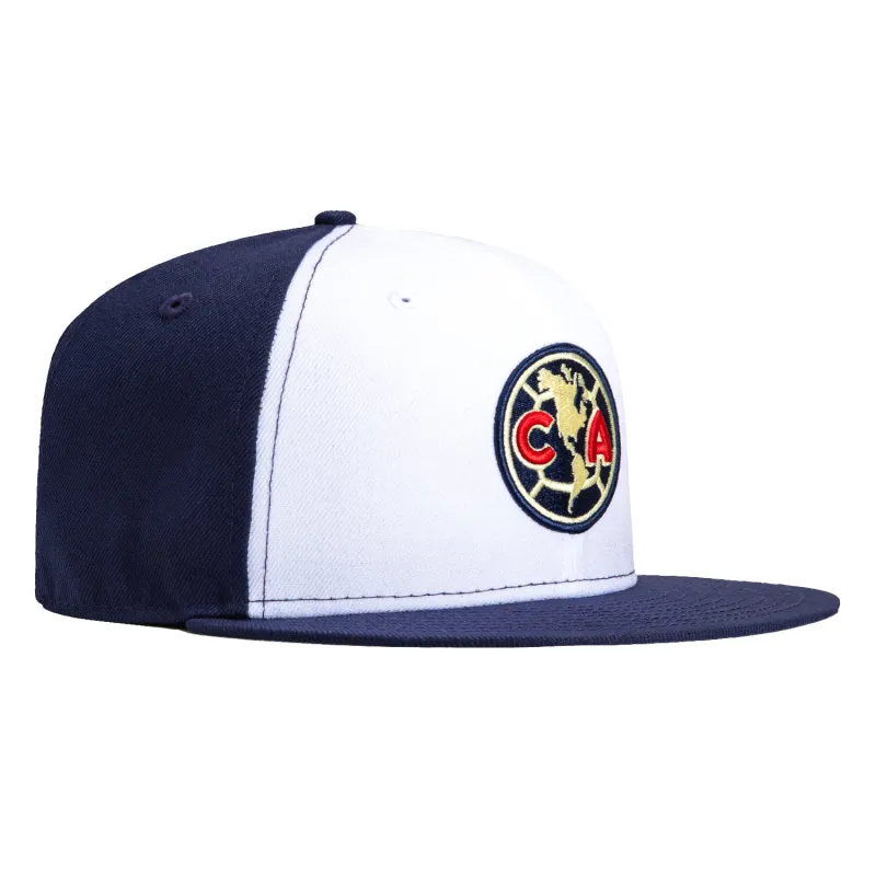 New Era 59Fifty Club America Rail Hat - White, Light Navy sold by Hat Club