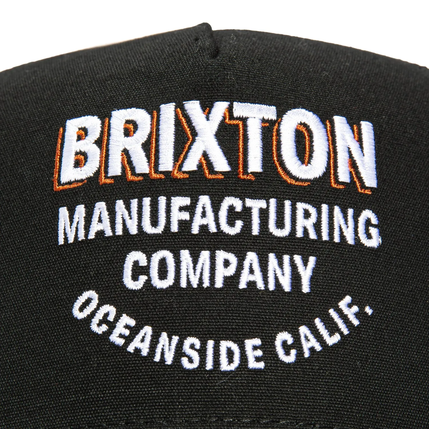 Brixton Redoubt Mesh Snapback Trucker Hat - Black sold by Hat Club product image thumbnail 3